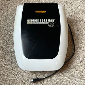 George Foreman Grill Black and White
